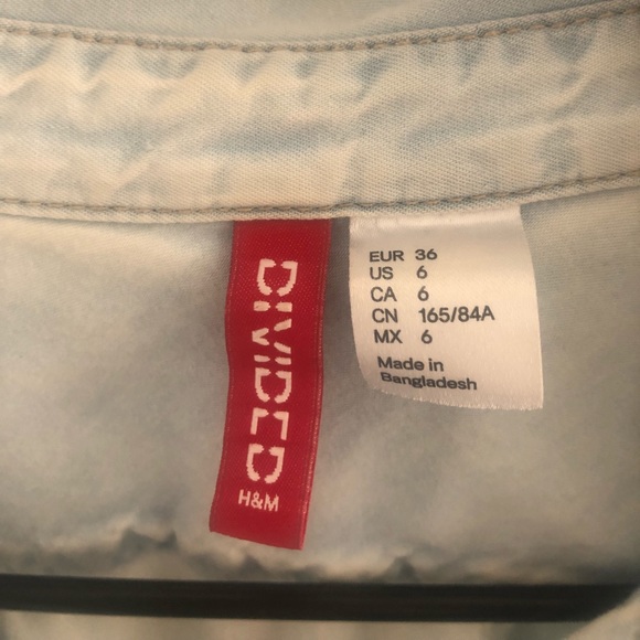 Denim Button Up - Picture 3 of 3